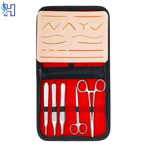Kit de suture médicale pour la peau humaine, coussin d'entraînement en silicone à 3 couches pour la pratique des étudiants en médecine, kit de pratique de suture - Product Image 5