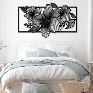 Grande œuvre d'art murale moderne en métal avec une finition élégante, idéale pour créer une décoration murale spectaculaire. - Product Image 4