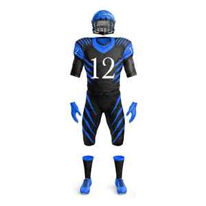Uniforme de football américain à prix abordable, design personnalisé, dernier modèle, motif lettres, grandes tailles, vente chaude - Product Image 4
