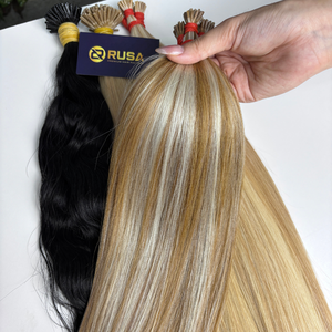 Venta al por mayor de fábrica, cabello liso personalizado, cabello vietnamita con queratina, extensiones de alta calidad, sin sintéticos, con longitud de 10 pulgadas a 34 pulgadas. - Product Image 4