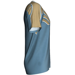 Nueva Llegada, Jersey de Fútbol Transpirable Personalizado, 100% Poliéster, Precio al por Mayor, Diseño de Color Personalizado, Ropa Deportiva Unisex Corta - Product Image 4