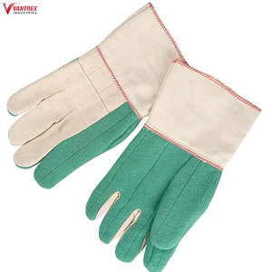 Gants de travail professionnels épais en coton blanc 100% de haute qualité, personnalisables avec logo OEM - Product Image 4