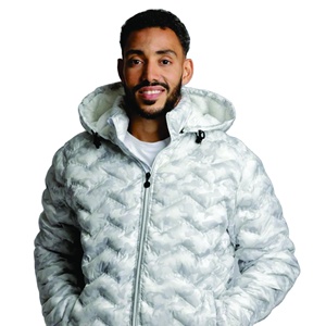 Men's Casual Waterproof Black Puffer Jacket Lightweight <b>Bubble</b> Winter <b>Coat</b> Regular Length Zipper Closure Streetwear - Product Image 2