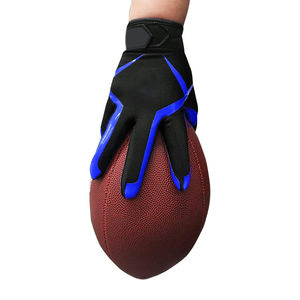 Gants de football américain de qualité supérieure avec logo personnalisé imprimé pour adultes, légers, respirants, vêtements de sport, gants de football américain - Product Image 4