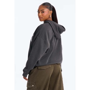 Sweat-shirt à capuche côtelé brodé et crocheté pour femme, style japonais, pull décontracté et confortable pour l'automne/hiver, mode hivernale - Product Image 2