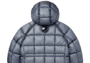 Unisex High Quality <b>Waterproof</b> Puffer <b>Jacket</b> Slim Casual Crew Neck Zipper <b>Thin</b> Hooded Quick Dry Embroidered Customized Logo Back - Product Image 4