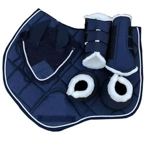 Nouvelles bandes de protection durables pour les jambes des chevaux, soins équestres, sécurité équestre, protection en coton, protège-tendons, couleur unie, tissu personnalisé - Product Image 3