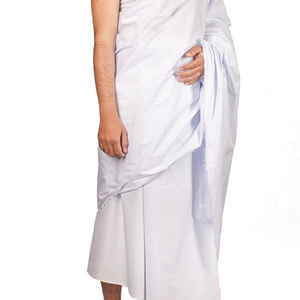 ผ้าขนหนูอิห์รอม 100% ผ้าฝ้าย ชุด 2 ชิ้น สำหรับฮัจญ์และอุมเราะห์ คุณภาพสูง ขนาดมาตรฐาน - Product Image 3