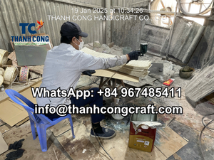 แท่นวางเค้กไม้ทำด้วยมือเป็นมิตรกับสิ่งแวดล้อมพร้อมดีไซน์ตามสั่งแท่นวางช็อคโกแลตแฮนด์เมดสำหรับสั่งซื้อจำนวนมาก - Product Image 6