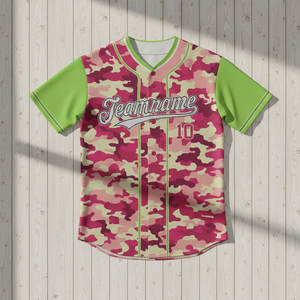 Uniformes de Béisbol Sublimados con Logotipo Personalizado al por Mayor, Tallas Grandes, Transpirables, que Absorben la Humedad, Manga Corta, Conjunto de Uniformes para Equipo - Product Image 4