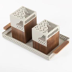 Beautiful Ceramic Storage Jars With Wooden Lids <b>Tea</b> <b>Sugar</b> <b>Coffee</b> Airtight Kitchen <b>Containers</b> Minimalist Design Moisture Proof - Product Image 4