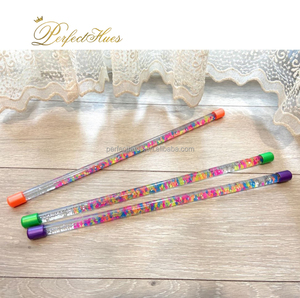 Juguete de agua educativo de bastón de juguete clásico con purpurina de plástico colorido para niños - Product Image 3
