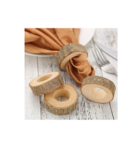 แหวนรองผ้าเช็ดปากไม้ทรงปลาคุณภาพดีที่สุด 100% ไม่ผ่านการขัดเงา สำหรับโต๊ะอาหารค่ำ ราคาสุดคุ้ม - Product Image 5