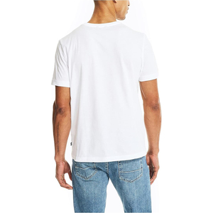 Best Selling White Short Sleeve O-Neck T-<b>Shirt</b> Regular Fit 100% Cotton Jersey Knitted Casual Solid Color Blank Design - Product Image 2