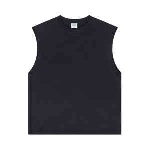 Camiseta sin mangas de algodón 100% con cuello en V, estilo deportivo, lavado ácido, oversize, para hombre, ropa de gimnasio, secado rápido, ecológica, transpirable, antipilling - Product Image 5