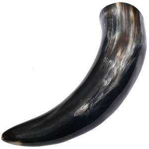 Juego de Bebidas Decorativo Ecológico de Cuerno de Búfalo Natural Vikingo, Elegante Juego de Cerveza Religioso de 2 Piezas con Soporte de Hierro, Hecho a Mano con un Toque de Amor - Product Image 5