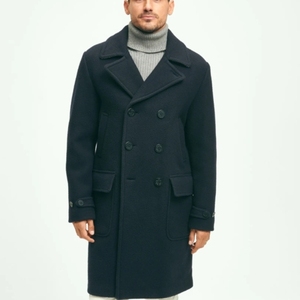 เสื้อโค้ทเทรนช์โค้ทยาวแบบกระดุมสองแถวสำหรับผู้ชายและผู้หญิง คอลเลคชั่นฤดูใบไม้ร่วง พร้อมเข็มขัด สีพื้น เรียบง่าย สั่งตัดได้ ผลิตจากผ้าขนสัตว์ - Product Image 6