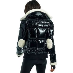 Edoor Wears Womens Short Puffer Streetwear Casual Winter <b>Bubble</b> <b>Coat</b> Warm Cotton Filled Canvas - Product Image 2