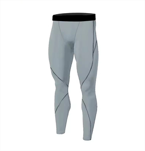 Chemises de course pour hommes de qualité supérieure pour l'été avec ensembles de leggings / Vente en gros de combinaisons de musculation pour hommes à compression haute élasticité - Product Image 5