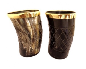 Gobelet décoratif écologique en verre pour bière et vin 200ml avec logo personnalisé pour accessoires de bar en gros - Product Image 2