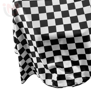 Capa de Peluquería Impermeable y Antiestática de Poliéster Pongee Personalizada a Precio de Fábrica, con Cintura Ajustable y Logotipo Personalizado para Hombre - Product Image 4