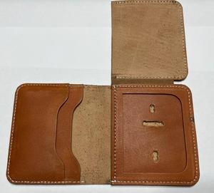 Genuine Leather Business <b>Card</b> <b>Holder</b> <b>Wallet</b> Brown Leather Id Badge <b>Card</b> <b>Holder</b> Purse Leather <b>Card</b> <b>Holder</b> <b>Wallet</b> - Product Image 1