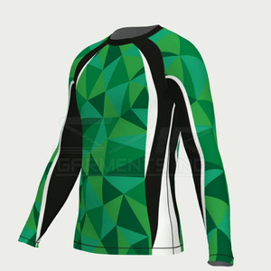 Vêtements de sport pour hommes, t-shirts de compression, vêtements d'entraînement, t-shirts de compression pour hommes imprimés par sublimation - Product Image 2