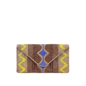 Bolso de Mano Tradicional Indio de Lujo, Multicolor, con Cuentas de Cristal, Artesanal, Resistente, de Primera Calidad, Accesorios de Moda - Product Image 1
