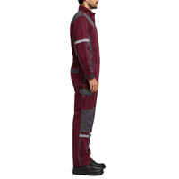 Combinaison de travail personnalisée avec poches utilitaires, manches longues, uniforme de travail pour les métiers de l'usine, de l'automobile et de la maintenance