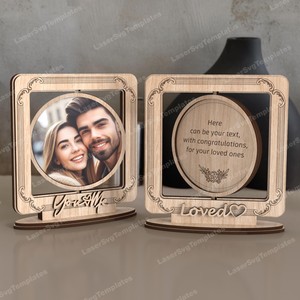 Minimalist Wooden Photo <b>Frame</b> Rectangle Handmade Tabletop Horizontal Orientation - Product Image 6