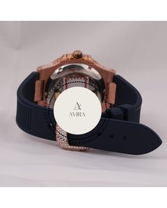 Customized Iced Out Rose Moissanite Diamond <b>Watch</b> Half Iced out Hip Hop <b>Square</b> Quartz Automatic <b>Watch</b> <b>for</b> <b>Men</b> at Wholesale rate - Product Image 6