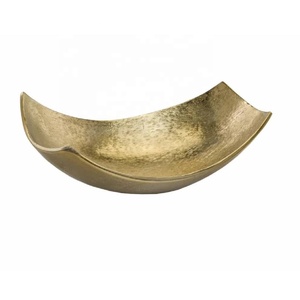 Hot Selling Abstract Handmade Aluminium Bowl Decorative Aluminium Bowl Aluminium Centerpiece Bowl for <b>Table</b> Decoration - Product Image 1