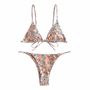 Nuevos Conjuntos de Bikini, Traje de Baño Deportivo de Dos Piezas, Bra Deportivo, Venta al Por Mayor, Logotipo Personalizado, Ropa de Verano, Traje de Baño de Cintura Alta para Mujer - Product Image 6