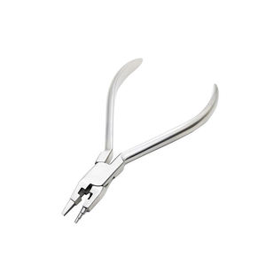 Alicates profesionales de ortodoncia curvos para cortar extremos distales, herramienta de corte de alambre duro, inserto TC, plástico, OEM, ODM, venta al por mayor - Product Image 2