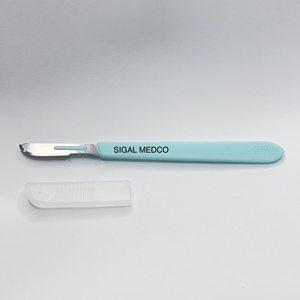 SIGAL MEDCO Mango de Bisturí Desechable de Plástico de Grado Médico Clase I, Hoja Quirúrgica Manual de Un Solo Uso, Estéril, Certificado CE - Product Image 3