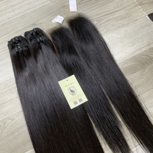 Os droit 2x6 HD pour les extensions de dentelle frontale et de trame Double faisceau dessiné cheveux humains vietnamiens de haute qualité du Vietnam - Product Image 5