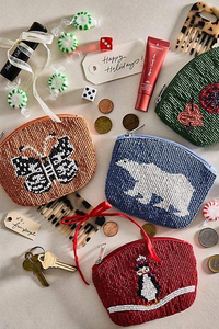 Monedero BY MULTI CRAFT, Monedero Pequeño Hecho a Mano con Cuentas Bordadas y Diseño Personalizado para Monedas y Artículos Pequeños - Product Image 5