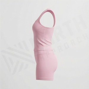 Conjunto de Yoga de Dos Piezas, Ropa Deportiva, Top Deportivo, Ropa Deportiva para Mujer, Conjuntos de Ejercicio, Logotipo Personalizado, Traje Deportivo - Product Image 3