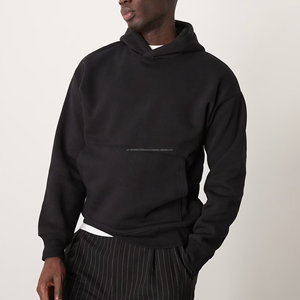 Sweats à capuche en coton épais personnalisés pour hommes sweat-shirt à impression bouffante graphique Streetwear pull-over Hip Hop design de haute qualité - Product Image 1