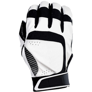 Guantes de bateo de béisbol profesionales, acolchados, suaves, transpirables, flexibles, con agarre reforzado en el dorso de la mano y diseño antideslizante. - Product Image 1