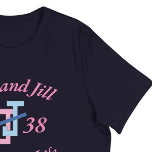 เสื้อยืดผู้หญิงทรงหลวม พิมพ์ลายตัวอักษรสีชมพู แขนสั้น คอกลม ผ้าฝ้าย สวมใส่สบาย เหมาะสำหรับทุกวัน - Product Image 5