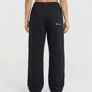 Pantalon de jogging ample et droit pour femme 2026 à prix abordable, orné de strass scintillants, décontracté, noir, pour la détente - Product Image 2