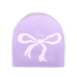 Gorro de Invierno de Punto Grueso y Cálido con Logotipo Personalizado al por Mayor para Exteriores - Product Image 5