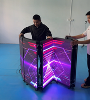 Cabina de DJ Portátil Personalizada con Pantalla LED Plegable de 6/8 Secciones para Discotecas y Clubes Nocturnos