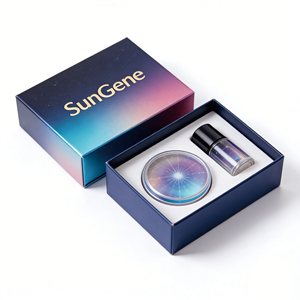 Caja de Regalo Magnética para Joyería, Multifuncional, Personalizada, de Doble Capa, con Cajón, Embalaje de Papel, Laminación Mate, Reciclable, Marca SunGene - Product Image 1