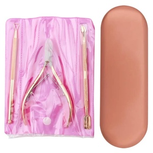 Ensemble professionnel de coupe-ongles et repousse-cuticules en acier inoxydable durable, lames courbées, ouverture large pour ongles de bébé - Product Image 4