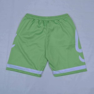 Pantalones Cortos Deportivos Casuales de Cintura Alta con Cordón Ajustable, 100% Algodón, Ecológicos, de Secado Rápido, para Gimnasio, Playa, OEM - Product Image 4