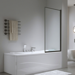 Haute qualité 6mm facile à nettoyer charnière en verre douche écran de bain panneau unique du fabricant chinois pour l'utilisation de la salle de bain - Product Image 1