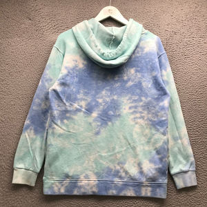 Haute qualité hiver surdimensionné cravate-teinture pull Vintage Streetwear à capuche Jersey haut cordon poches lavé coupe ample solide - Product Image 6