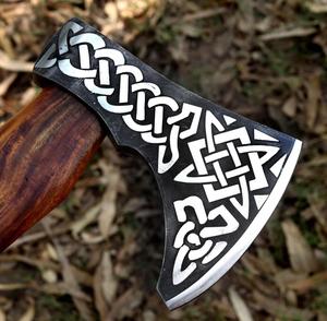 STEEL CRAFT INTERNATIONAL Hand-Forged ALLOY Steel HATCHET Hammer <b>Axe</b> 26" <b>Wood</b> Handle DIY Grade ODM 1 Year - Product Image 4